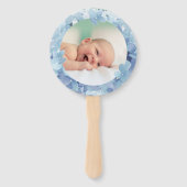 set van tien hortensia lijst doop handwaaier (Voorkant)