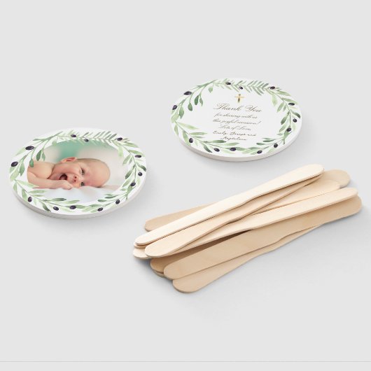 set van tien olijfkrans Doop Handwaaier (Niet-gemonteerd)