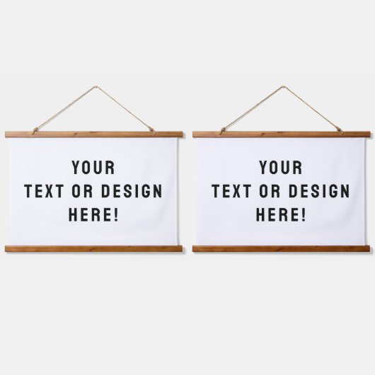 Set van twee aangepaste horizontale hangende wandt hangend wandkleed (Dubbel)