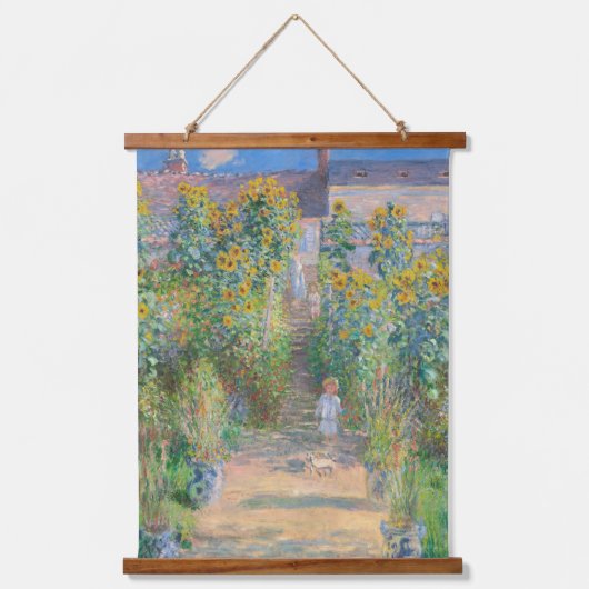 Set van twee beroemde oude Claude Monet-schilderij Hangend Wandkleed (Voorkant 2)
