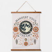 Set van twee wandtapijten - Boho Magic Moon & Nat Hangend Wandkleed (Voorkant)