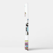 set van verschillende  cassettespelers. Retro 80's Case-Mate iPhone Case (Achterkant / Rechts)