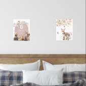 Set van Woodland Animal Portret kwekerij (Slaapkamer)