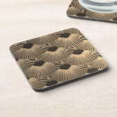 Set van zes Art Deco-Onderzetters voor ontwerp Bier Onderzetter (Linkerzijde)