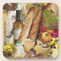 Set van zes harde Onderzetters