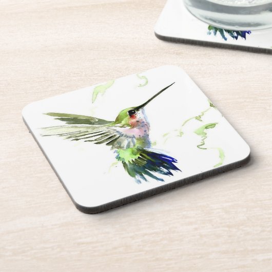 Set van zes Onderzetters - Vogelvogel (Linkerzijde)