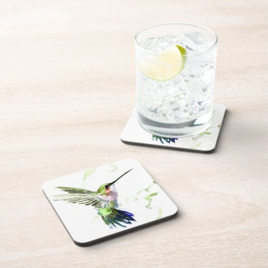 Set van zes Onderzetters - Vogelvogel (Rechterzijde)