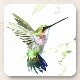 Set van zes Onderzetters - Vogelvogel