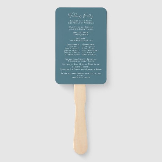 Set ventilatoren handwaaier (Achterkant)