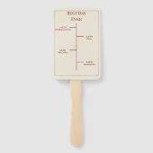 Set ventilatoren handwaaier (Achterkant)