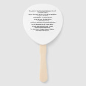 Set ventilatoren handwaaier (Achterkant)