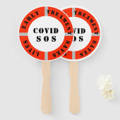 Set ventilatoren handwaaier (Voorkant en achterkant)