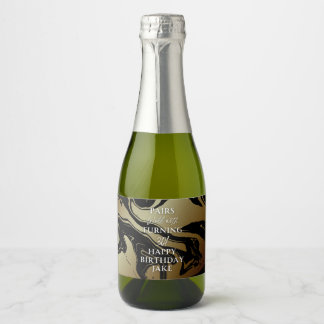 Set voedsel- en dranklabels sparkling wijnetiket