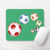 Set voetballen muismat (Met muis)