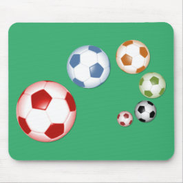 Set voetballen muismat