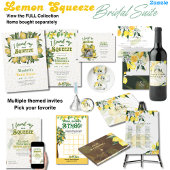 Set voor de zomer | Fun Lemon Squeeze Vrijgezellen Kaart