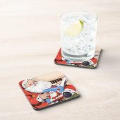  set voor kerstlezen van kurk-Onderzetters Onderzetter (Rechterzijde)