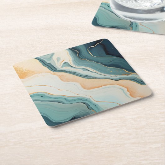 Set wegwerp kartonnen Onderzetters (Schuin)