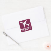 Set wgoppenstickers vierkante sticker (Envelop)