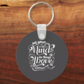 Set Your Mind On The Things Above - Colossians 3_2 Sleutelhanger (Voorkant)