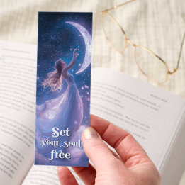 Set Your Soul Free Motivational Bookmark