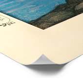 Setakamu Rocksin Shiribe door Kawase Hasui Poster (Hoek)