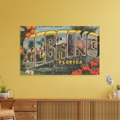 Setake, Florida - Grote Letter-scènes Canvas Afdruk (Insitu (Woonkamer))