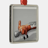 Setanta duw omhoog 4 metalen ornament (Rechts)