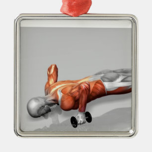 Setanta duw omhoog 4 metalen ornament