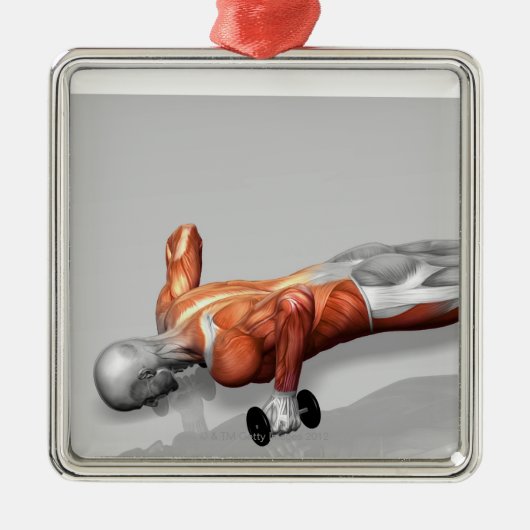 Setanta duw omhoog 4 metalen ornament (Voorkant)