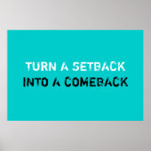 Setback Comeback Poster (Voorkant)