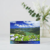 Sete Cidades, Azoren Briefkaart (Staand voorkant)
