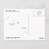 Sete Cidades, Azoren Briefkaart (Achterkant)