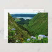 Sete Cidades, Azoren Briefkaart (Voorkant / Achterkant)