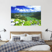 Sete Cidades, Azoren Canvas Afdruk (Insitu (Slaapkamer))