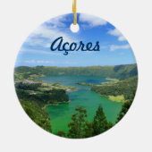 Sete Cidades - Azoren Keramisch Ornament (Achterkant)