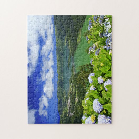 Sete Cidades, Azoren Legpuzzel (Verticaal)