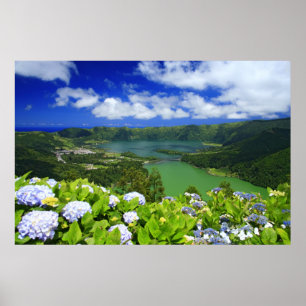 Sete Cidades, Azoren Poster