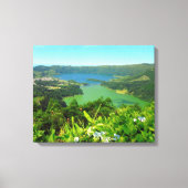 Sete Cidades Azores Canvas 20 "x 16", 1.5" (Voorkant)