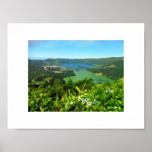 Sete Cidades Azores Poster (Voorkant)