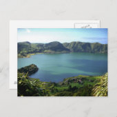 Sete Cidades Lagoon in S. Miguel, Azoren Briefkaart (Voorkant / Achterkant)