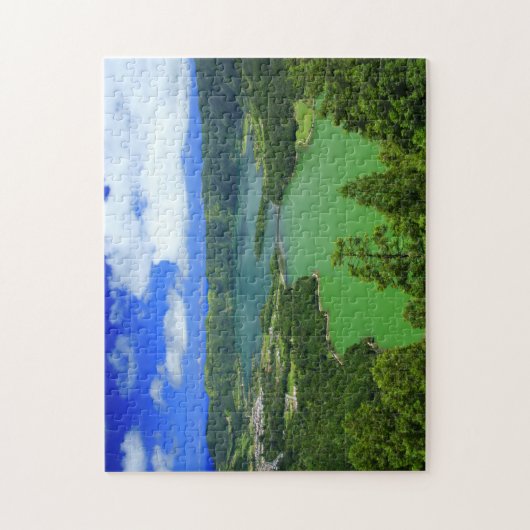 Sete Cidades-meren Legpuzzel (Verticaal)