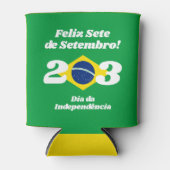 Sete de Setembro Onafhankelijkheidsdag Brazilië Vl Blikjeskoeler (Voorkant)