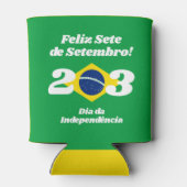 Sete de Setembro Onafhankelijkheidsdag Brazilië Vl Blikjeskoeler (Achterkant)