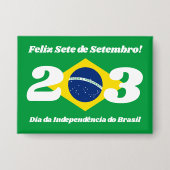 Sete de Setembro Onafhankelijkheidsdag Brazilië Vl Button (Voorkant)