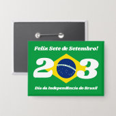 Sete de Setembro Onafhankelijkheidsdag Brazilië Vl Button (Voorkant / Achterkant)