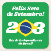 Sete de Setembro Onafhankelijkheidsdag Brazilië Vl Kartonnen Onderzetters (Voorkant)
