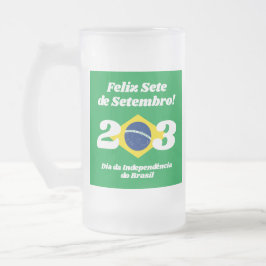 Sete de Setembro Onafhankelijkheidsdag Brazilië Vl Matglas Bierpul