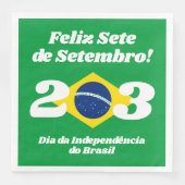 Sete de Setembro Onafhankelijkheidsdag Brazilië Vl Servet (Voorkant)