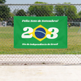 Sete de Setembro Onafhankelijkheidsdag Brazilië Vl Spandoek
